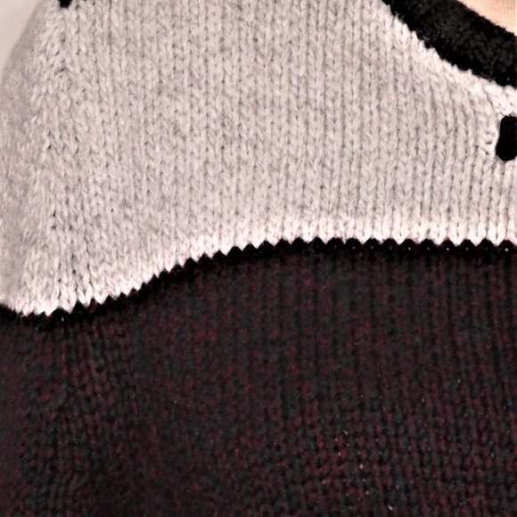 Juliane Multi Color Rugby Stripe Cotton Blend Cardigan S… - Picture 7 of 10